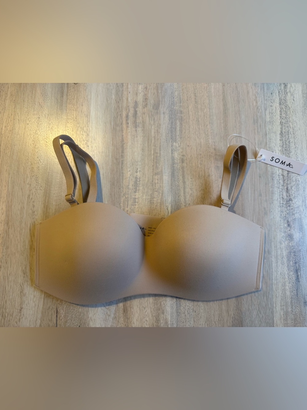 Soma Smooth Strapless Convertible strapless Bra - Beige